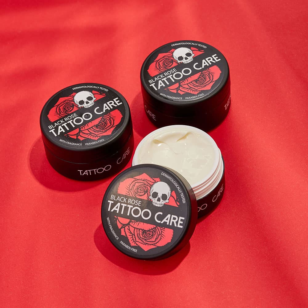 TATTOO CARE Black Rose